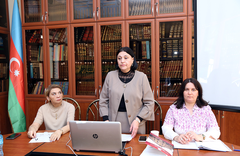 AMEA-nın İctimai Elmlər Bölməsinin Elmi şurasının növbəti ic...