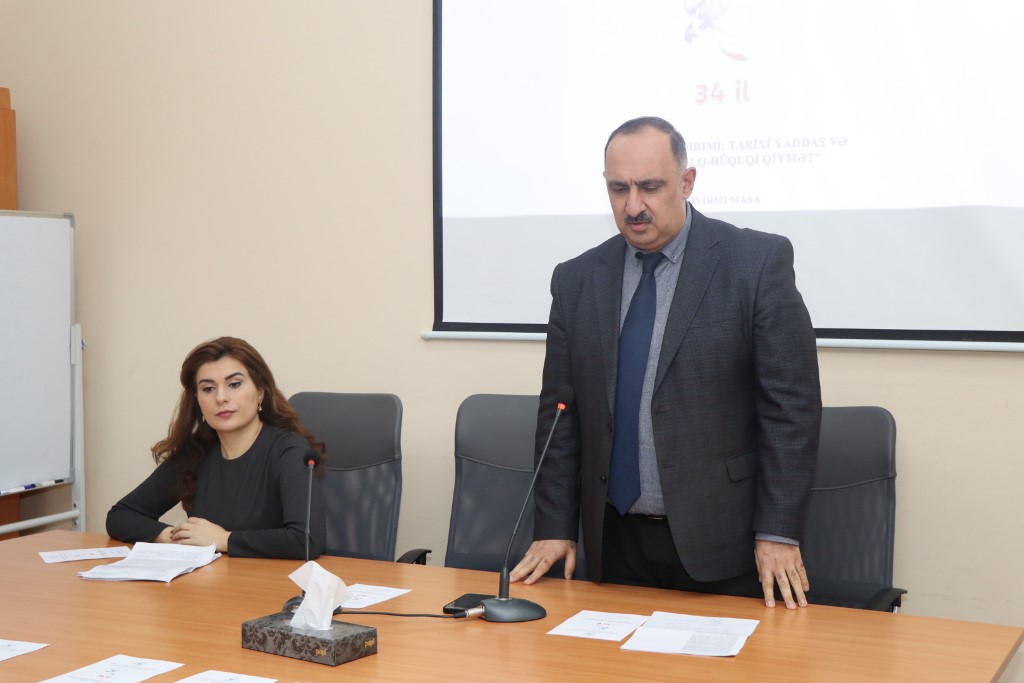 “Xocalı soyqırımı: tarixi yaddaş və beynəlxalq hüquqi qiymət...