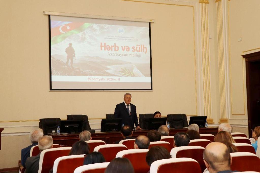 AMEA-da “Hərb və sülh: Azərbaycan reallığı” mövzusunda elmi...